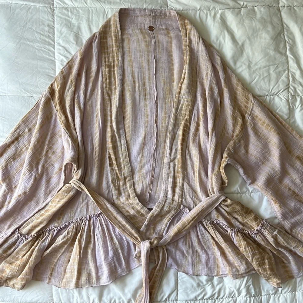 Free people one Sasha tie dye kimono - Picture 10 of 12